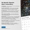 Outer Space | 2026 12 x 24 Inch (Hanging) Monthly Square Wall Calendar | Foil Stamped Cover